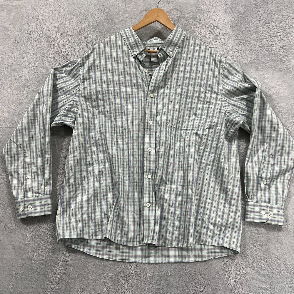 Duluth Shirt Men XL Untucked Relaxed Fit Button Up Preppy Career Academia Office